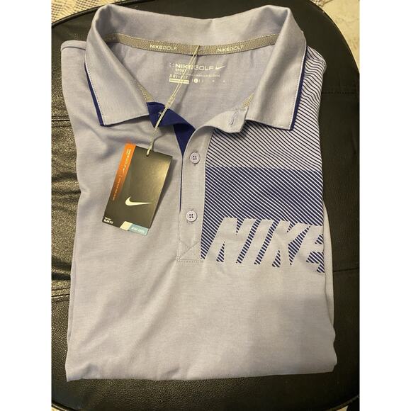 Nike Other - Nike Golf Sport Dri-Fit Polo Shirt Light Purple Sleeve Mens Large